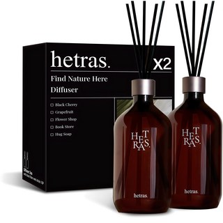 헤트라스 프리미엄 대용량 디퓨저 선물세트, 호텔우드, 500ml, 2개_헤트라스디퓨저로 향기로 가득한 공간 만들기