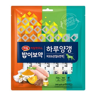 하림펫푸드밥이보약 강아지 하루양갱 혼합맛