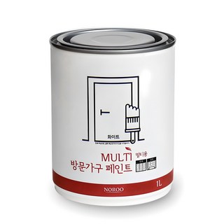 노루페인트 방문가구용 페인트, 화이트, 1L, 1개