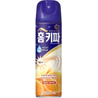 홈키파 엘비이 수성 알파 에어졸 내추럴 오렌지향, 500ml, 1개