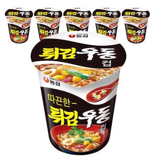 튀김우동 컵라면, 62g, 6개