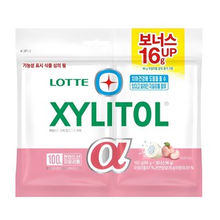 롯데자일리톨 알파 입안촉촉 피치