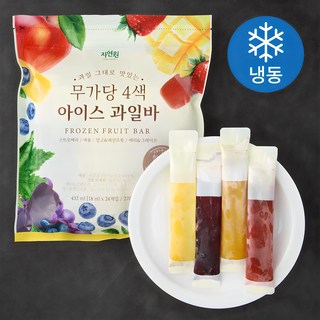 자연원 4색 아이스 과일바 (냉동), 18ml, 24개입, 1개