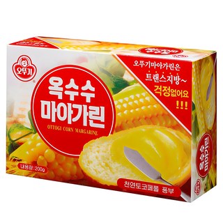 오뚜기 옥수수 마아가린, 200g, 2개