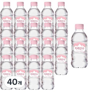 지리산수 핑크, 330ml, 40개