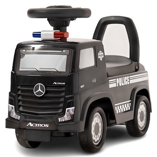 대호토이즈 아동용 벤츠 악트로스 붕붕카, 경찰차, 1개 타요장난감 대호토이즈 아동용 벤츠 악트로스 붕붕카, 경찰차, 1개 타요장난감