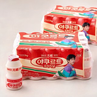 한국야쿠르트 오리지널, 65ml, 20개입, 2개