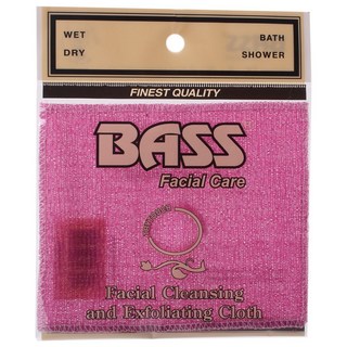 BASS 基礎面部護理清潔和去角質布FC1, 1個, 隨機發貨