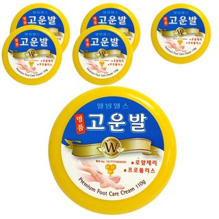 고운발 웰빙헬스팜 명품 크림, 110g, 6개