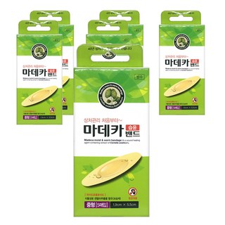 동국제약 마데카 습윤 밴드 중형 5p, 6개