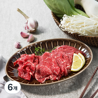 쉐프파트너 호주산 와규 불고기/샤브샤브용 (냉장), 500g, 6개