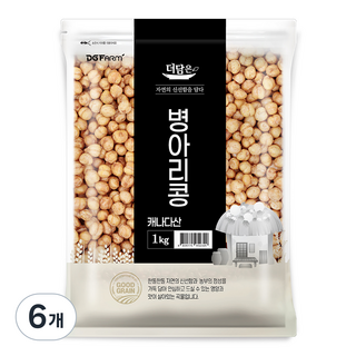 더담은 캐나다산 병아리콩, 1kg, 6개