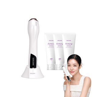 듀얼소닉 이펙트 집중초음파 뷰티디바이스 본품 + 콜라겐젤 3p, JOMT-AH-53A, 화이트 브라운