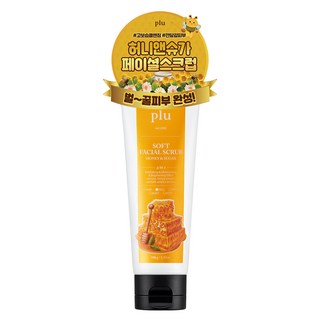 플루 소프트 페이셜 스크럽 허니 앤 슈가, 100g, 1개