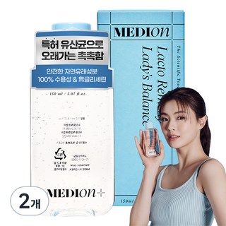 메디온 락토리메디 레이디스 수용성 밸런스젤 2.0, 150ml, 2개