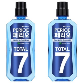 페리오 토탈7 가글 오리지날 쿨링민트, 760ml, 2개