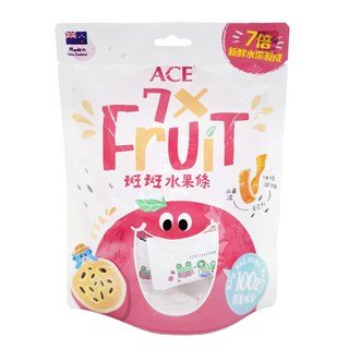 ACE 斑斑水果條 百香果+奇亞籽 90g 寶寶天然水果零食，紐西蘭原裝進口，無添加，高纖維, 1包