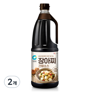 대상 청정원 장아찌 간장소스, 2개, 1.7L