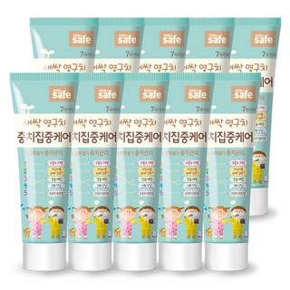 라이온 충치 집중케어 어린이 치약 60g 10개 상품 이미지