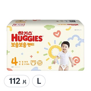 HUGGIES 好奇 柔舒褲型尿布, L, 112片