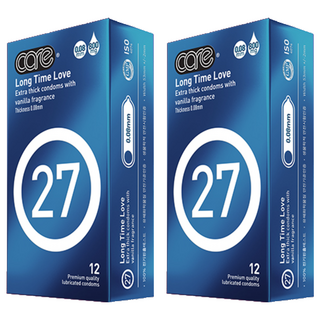 care 27 롱 러브 일반형 콘돔 0.08mm, 12개입, 2개 대표 이미지 - 귀두 마취크림 추천