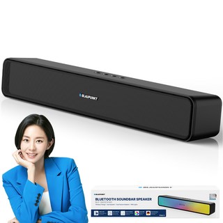 블라우풍트 RGB 레인보우 멀티미디어 블루투스 사운드바 BLP-GM301KWC, 블랙
