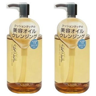EXCEL 淨潤煥顏卸妝油195ml 2瓶組-日本卸妝油 深層清潔 保濕 溫和不刺激, 195ml, 2瓶