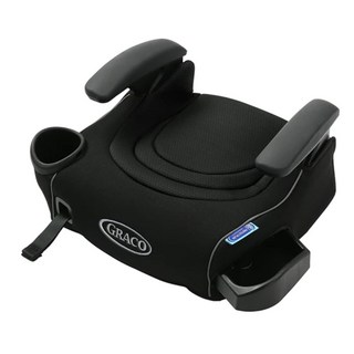 GRACO 增高墊輔助安全座椅 Turbo Booster LX, LATCH連接器, 適合40-100磅兒童, 黑珍珠, 1個