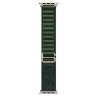 Apple 정품 2024 애플워치 알파인 루프, 44/45/46/49mm, Small, 다크 그린 / 내추럴