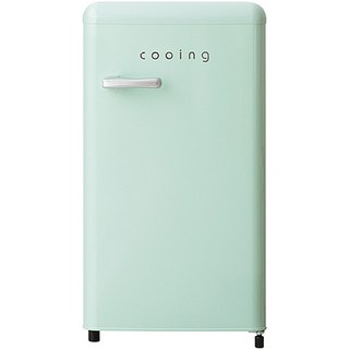 쿠잉전자 레트로 미니 85L 1도어 냉장고, 파스텔민트, REF-90CNM