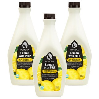 포모나 레몬 톡톡베이스, 3개, 1.2kg