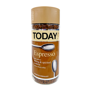 TODAY 當代 濃縮咖啡 Espresso, 阿拉比卡咖啡豆, 深度烘焙, 義式風味, 95g, 1罐