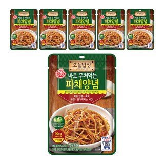 오늘밥상 파채양념, 90g, 6개