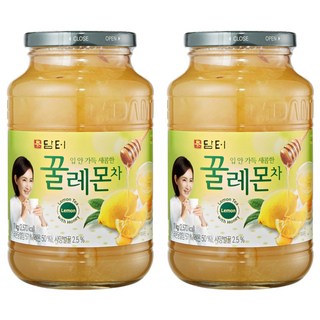 담터 꿀레몬차, 1kg, 1개입, 2개