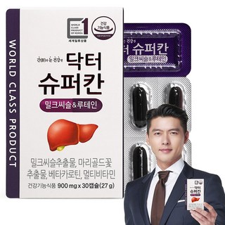 에이치엘사이언스 닥터슈퍼칸 밀크씨슬 루테인 27g, 30정, 1개