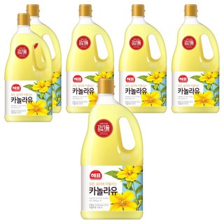 해표 카놀라유, 1.5L, 6개