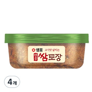 샘표 매콤 쌈토장, 170g, 4개