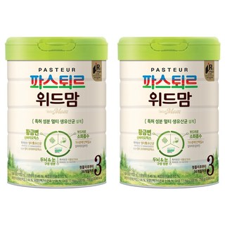 파스퇴르 위드맘 3단계, 750g, 2개