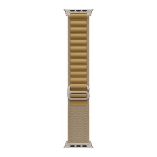 Apple 정품 2024 애플워치 알파인 루프, 44/45/46/49mm, Small, 탠 / 내추럴