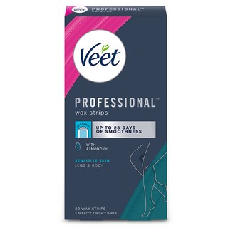 veet 프로페셔널 민감성 피부용 바디 왁스 스트립