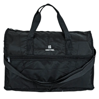 siffler HAPI+TAS 摺疊旅行袋(小)-霧面黑, 23L, 小(45 x 30 x 18cm), 霧面黑色, 1個