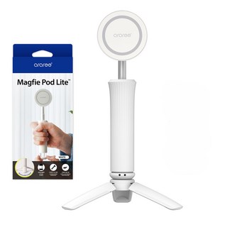 아라리 맥세이프 360도 회전 기내용 맥피포드 라이트 미니 스마트폰 삼각대 세트