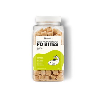허글 에프디바이츠 반려견 반려묘 동결건조간식, 대구, 55g, 1개
