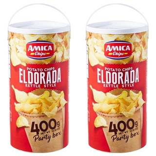 아미카칩스 엘도라다 포테이토칩, 400g, 2개
