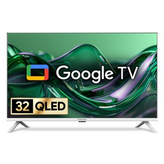 [10% 환급가전] 더함 FHD QLED 리얼 화이트에디션 구글 스마트 TV, 81cm(32인치), NA321QLED VA SH 2024C WHITE, 스탠드형, 고객직접설치