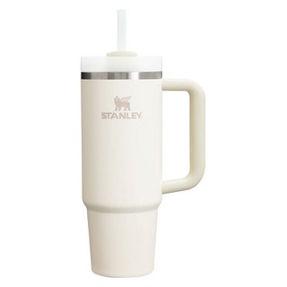 스탠리 퀜처 H2.0 플로우스테이트 텀블러, 크림 2.0, 887ml, 1개