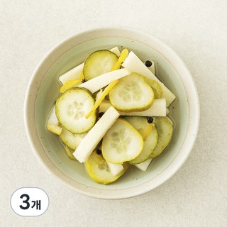 집반찬연구소 유자향 오이무피클, 3개, 370g