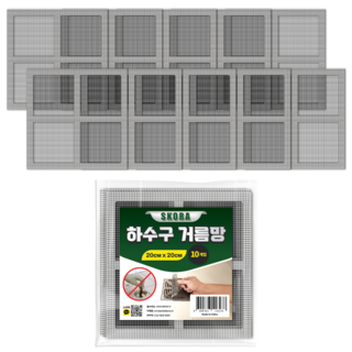 스코라 욕실 하수구 거름망 머리카락 트랩 10p, 1개