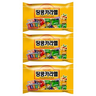크라운 땅콩카라멜, 720g, 3개