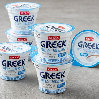 후디스 그릭요거트 플레인, 80g, 6개입, 1개